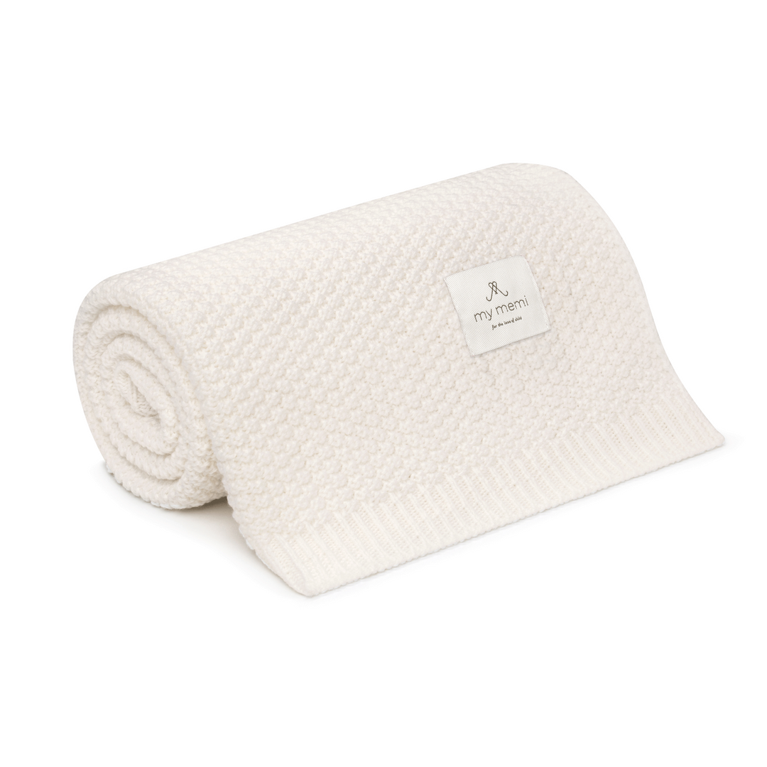 My Memi-239299-100% Natural Merino Wool Blanket-Original-Cream-Rela-X JP