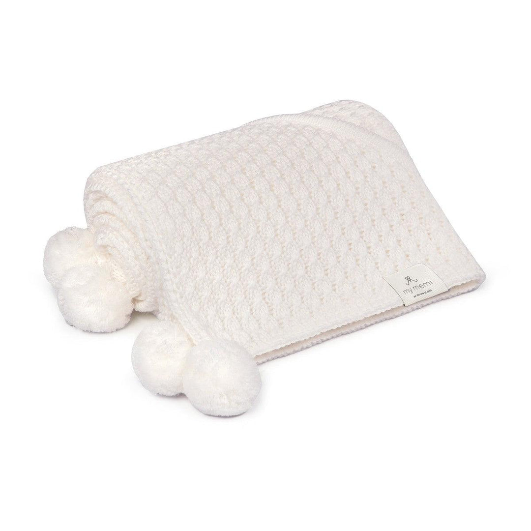 My Memi-239381-Bamboo Blanket 90 X 90-with a hood-Cream-Rela-X JP