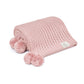 My Memi-239411-Bamboo Blanket 90 X 90-with a hood-Powder Pink-Rela-X JP