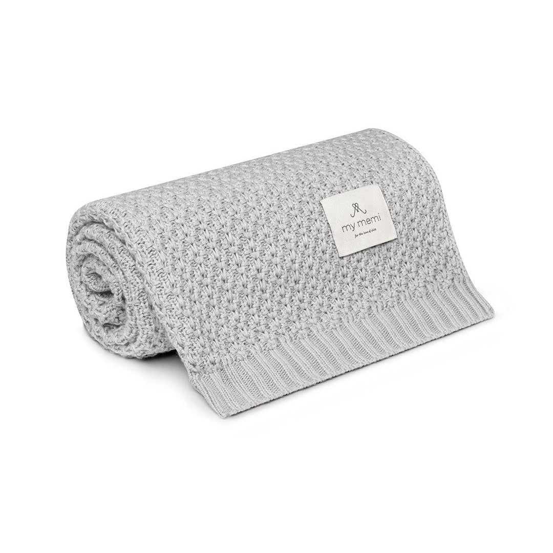 My Memi-239596-Bamboo Blanket 80 X 100-Chain-Light Grey-Rela-X JP