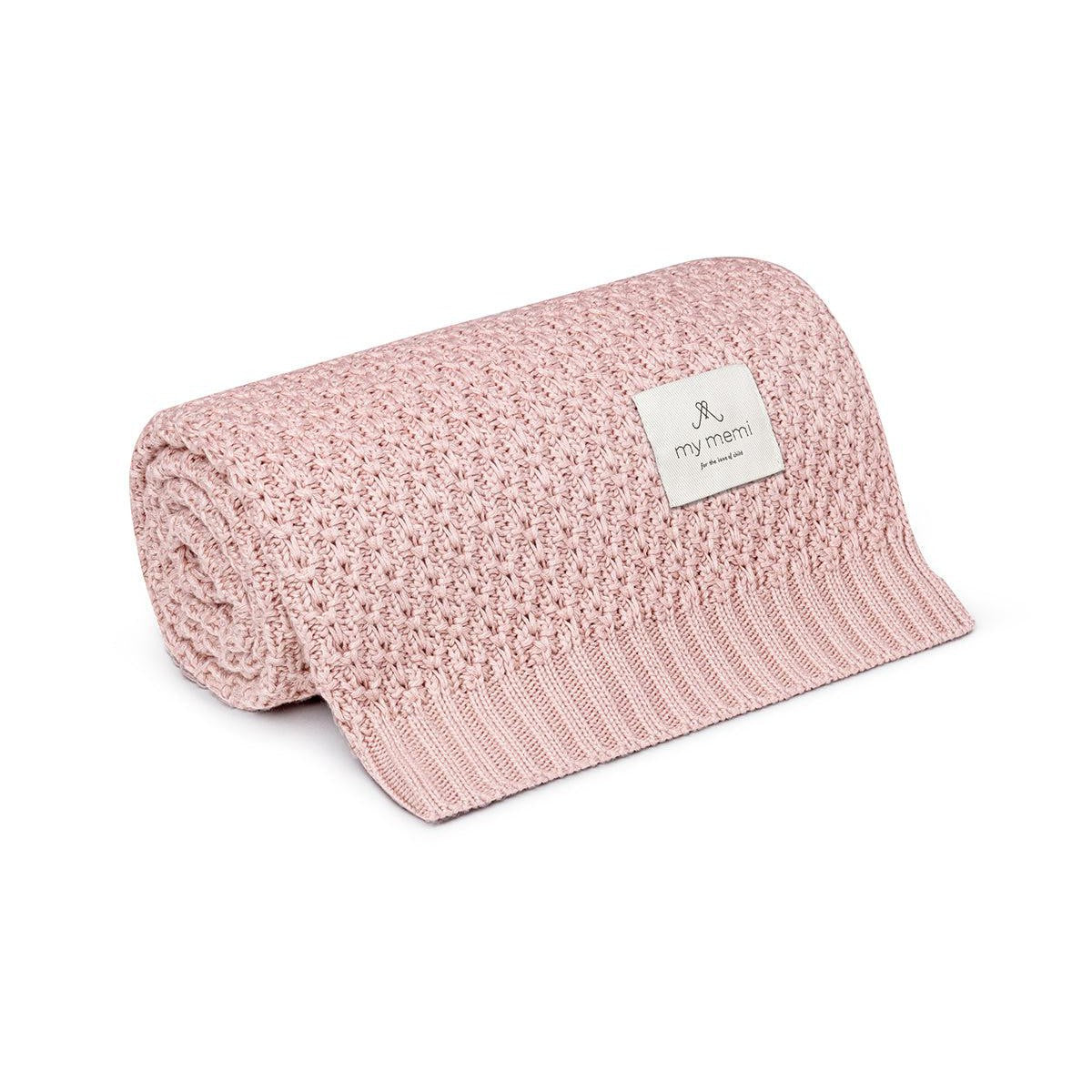 My Memi-239602-Bamboo Blanket 80 X 100-Chain-Powder Pink-Rela-X JP