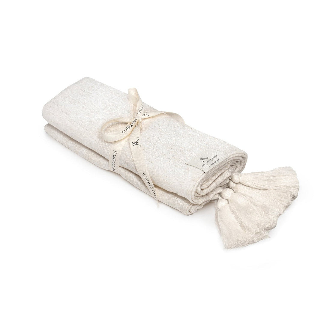 My Memi-239657-Bamboo Swaddle Blankets-Linen-75 X 100-Rela-X JP