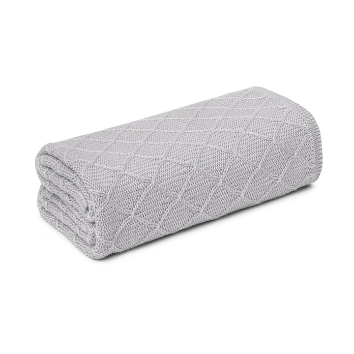 My Memi-239725-Bamboo Swaddle Blanket / Light Blanket 90 x 90-Wafer-Light Grey-Rela-X JP