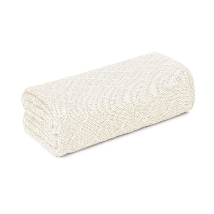 My Memi-239732-Bamboo Swaddle Blanket / Light Blanket 90 x 90-Wafer-Ecru-Rela-X JP