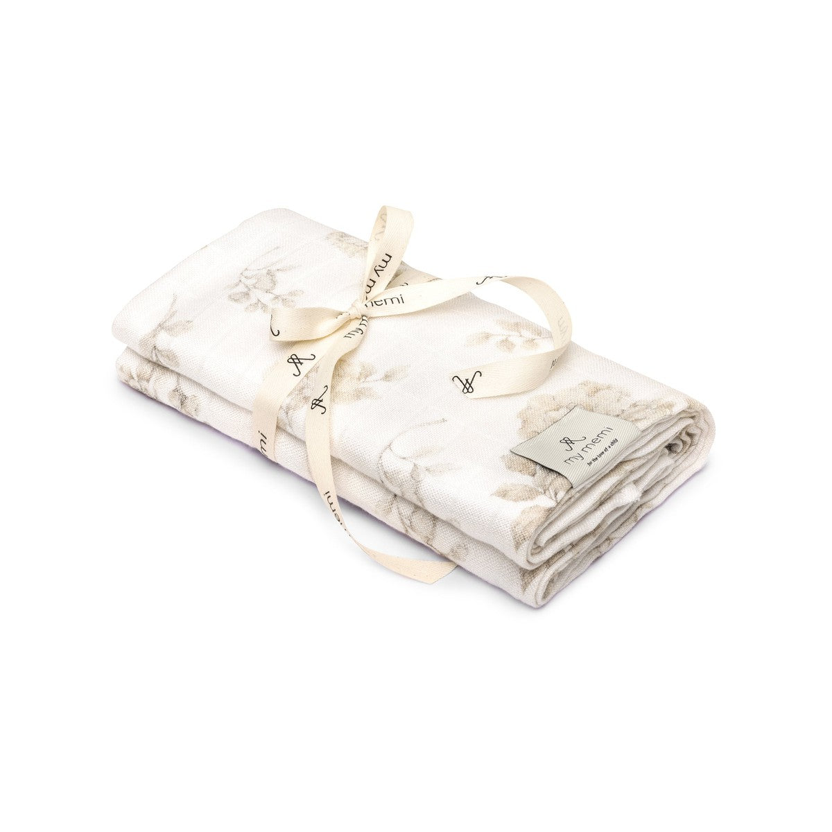 My Memi-952105-Bamboo Muslin Swaddle-Boho Flowers-100 X 100-Rela-X JP