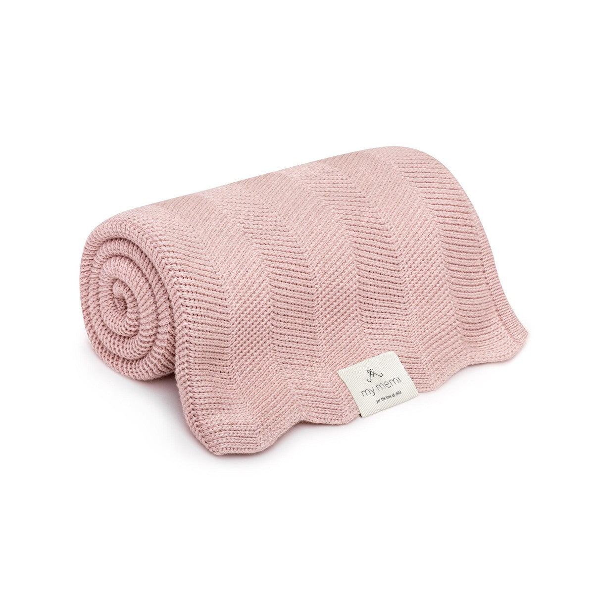 My Memi-952365-Bamboo Blanket 80 X 100-Fir-Powder Pink-Rela-X JP