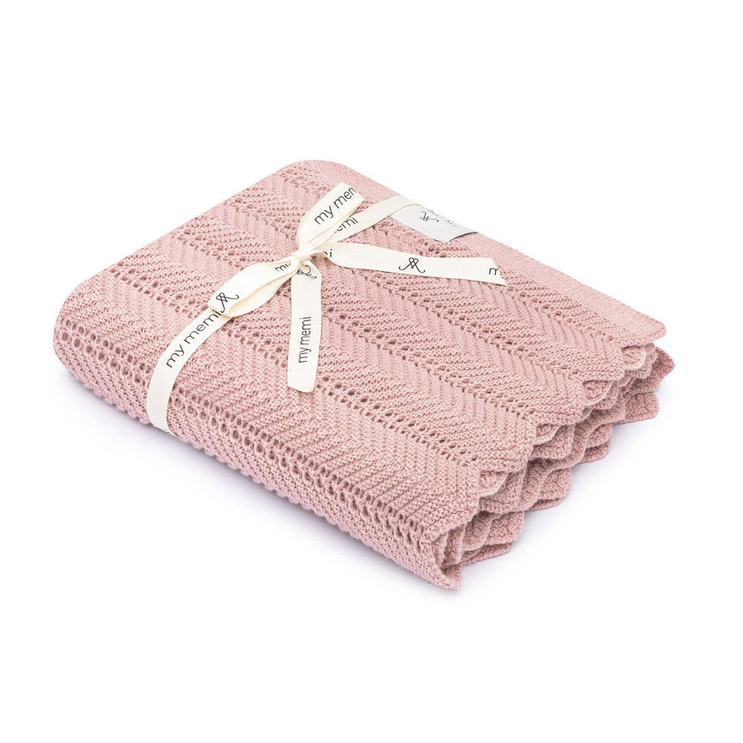 My Memi-952815-Bamboo Blanket 80 X 100-Feather-Powder Pink-Rela-X JP