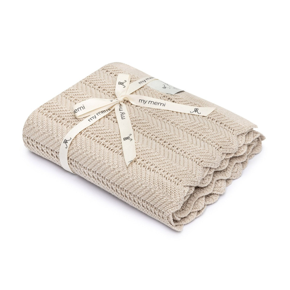 My Memi-952822-Bamboo Blanket 80 X 100-Feather-Light Beige-Rela-X JP