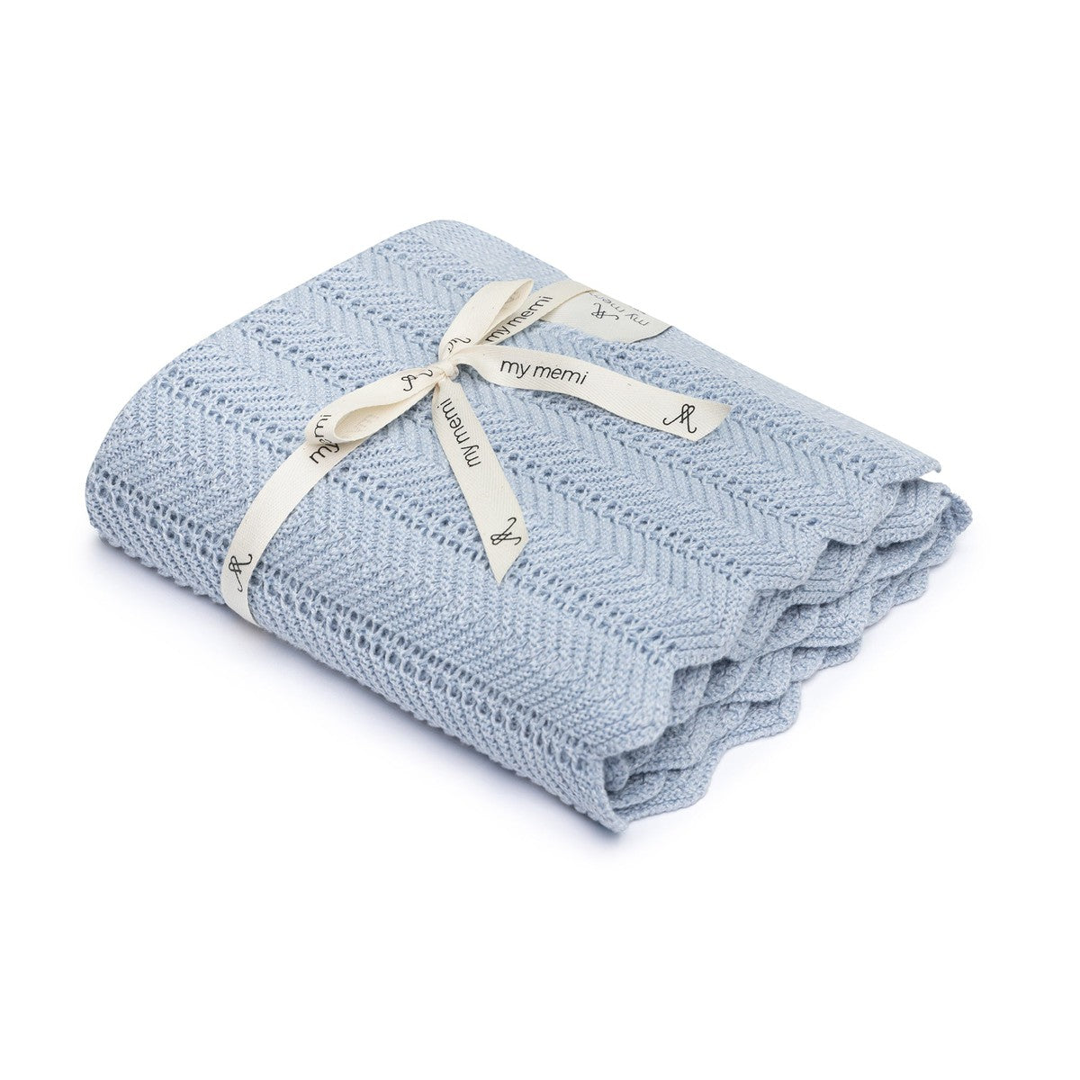 My Memi-952839-Bamboo Blanket 80 X 100-Feather-Baby Blue-Rela-X JP