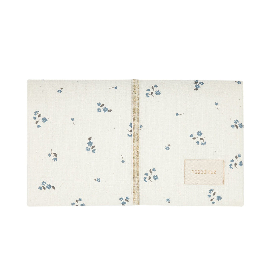 Nobodinoz-929587-Mozart Waterproof Changing Pad-Lily Blue-Rela-X JP