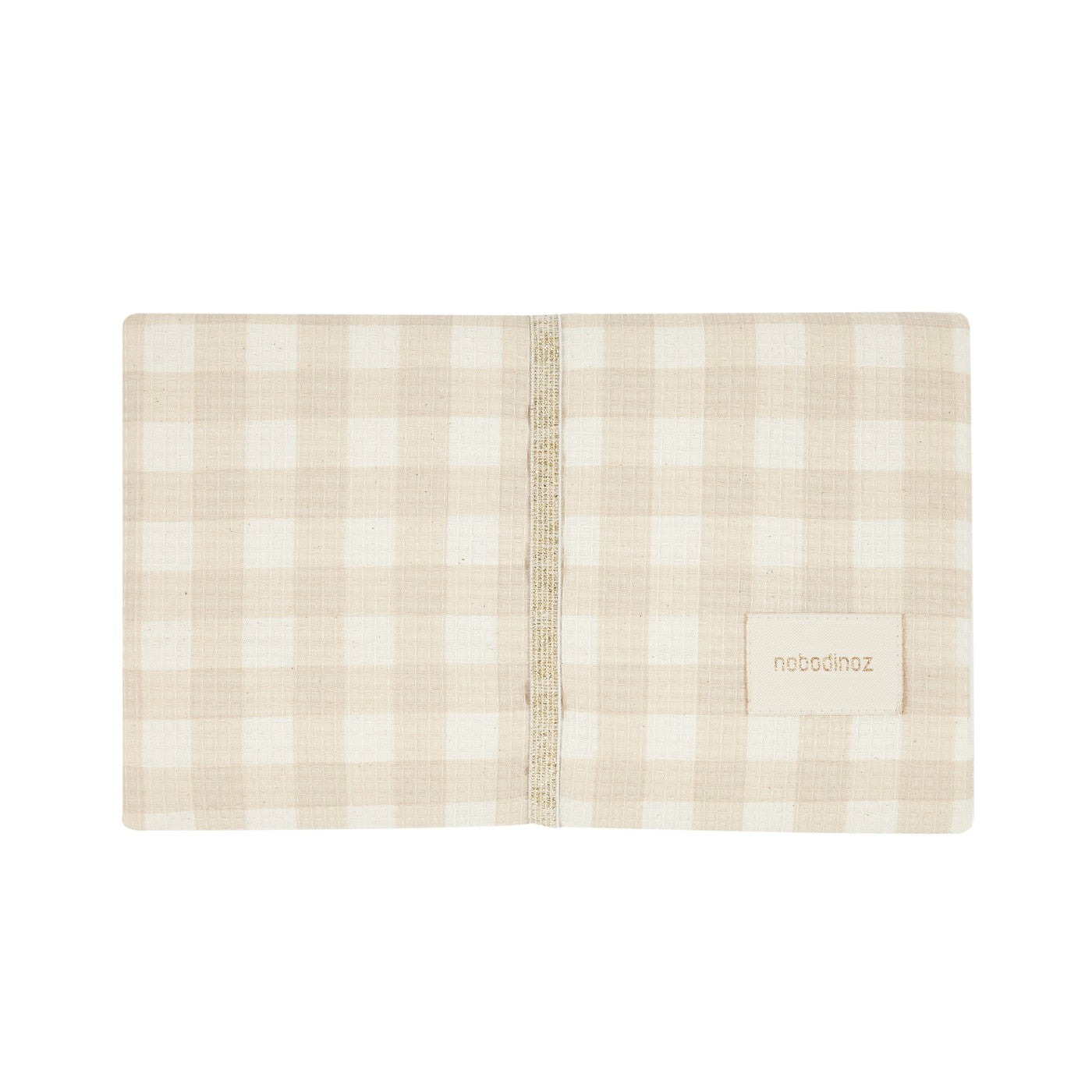 Nobodinoz-929723-Mozart Waterproof Changing Pad-Ivory Checks-Rela-X JP