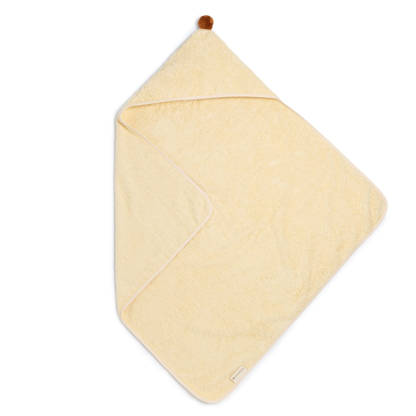 Nobodinoz-107783-So Cute Baby Bath Cape 73 X 73cm-Natural-Rela-X JP