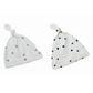 Sleepee-147108-Baby Cap 2-Pack-Black Dots/Grey Dots-0-2m-Rela-X JP