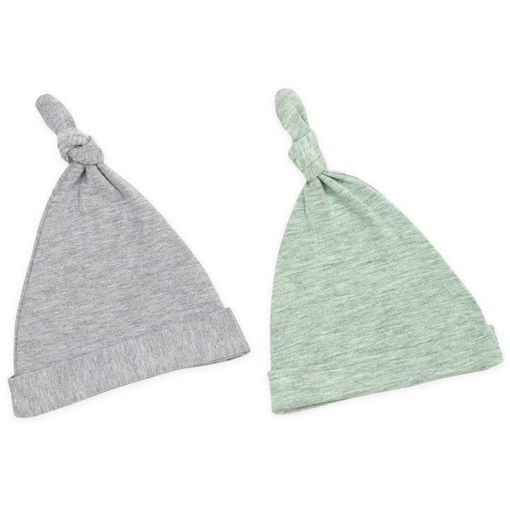 Sleepee-147141-Baby Cap 2-Pack-Grey/Mint-0-2m-Rela-X JP