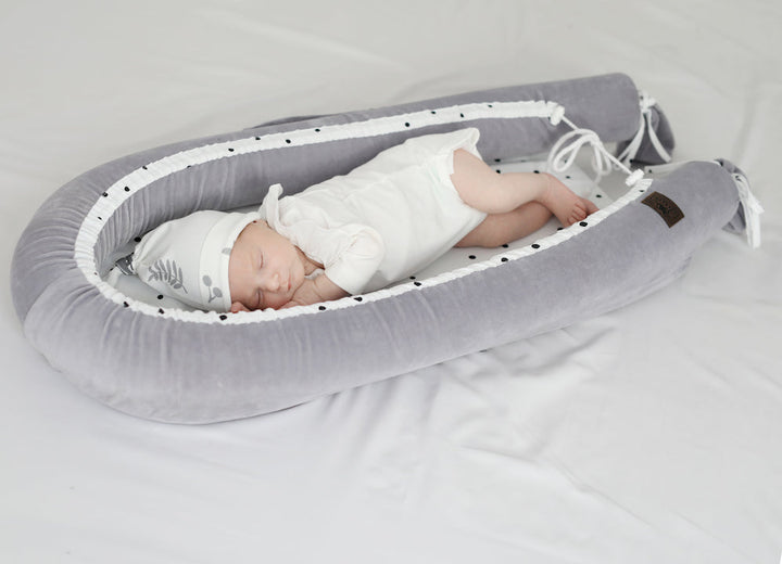 Sleepee-111101-Baby Nest Basic-Ash-Rela-X JP