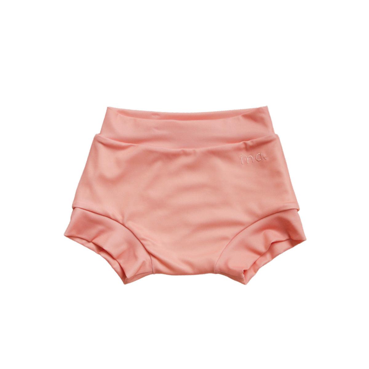 Ina Swim-Swimwear-008600-Sorbet Summer Collection - Lumi Short Swim Nappy-Apricot-XS (3-6kg)-Rela-X JP