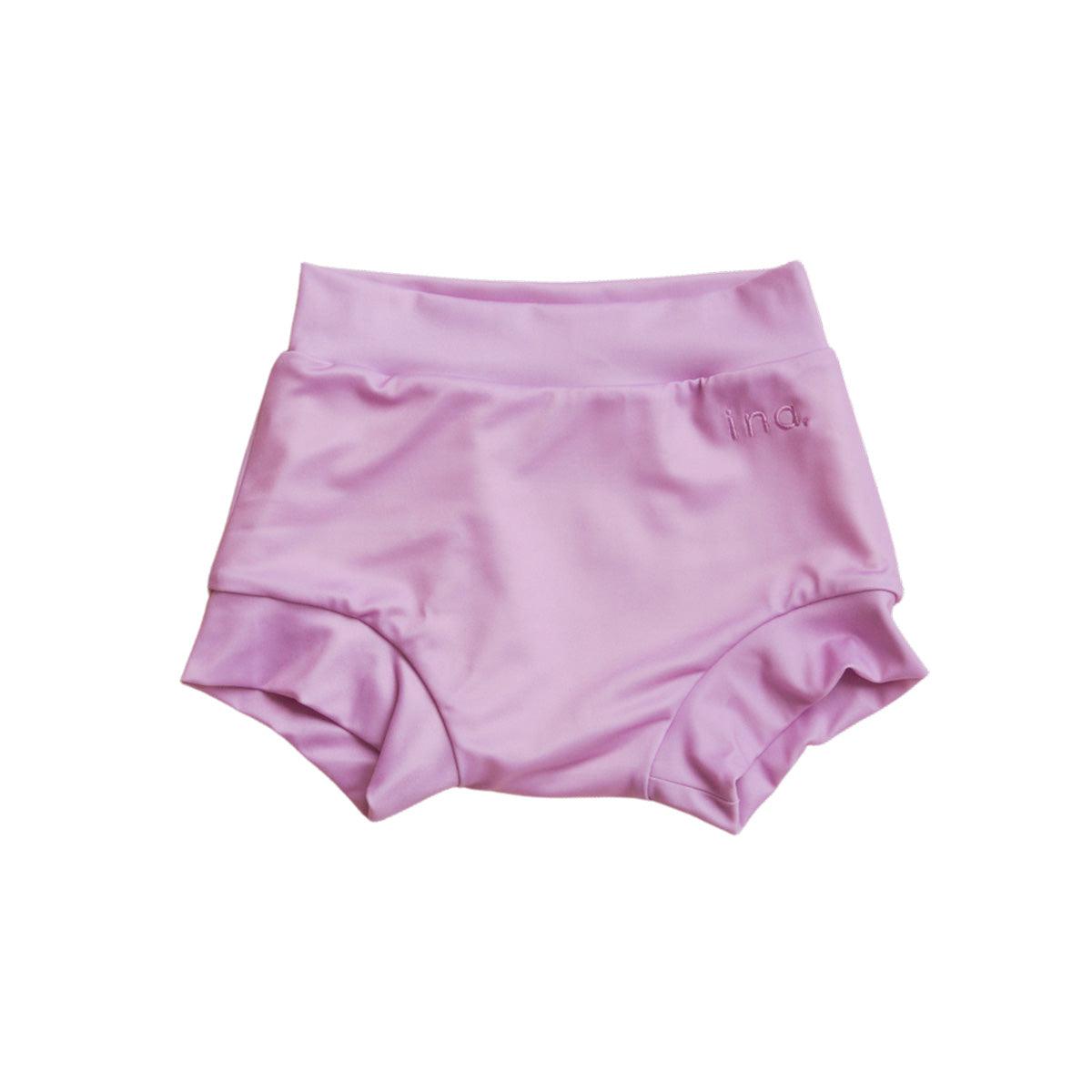 Ina Swim-Swimwear-008709-Sorbet Summer Collection - Lumi Short Swim Nappy-Grape-XS (3-6kg)-Rela-X JP