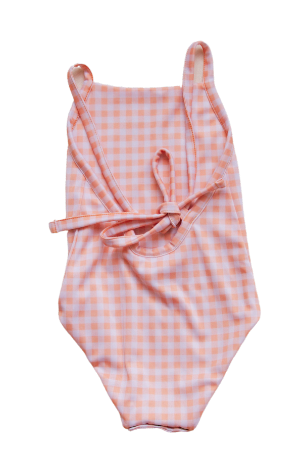 Ina Swim-Swimwear-006095-Azure and Apricot Gingham Collection - Mara One-Piece-Azure Gingham-6m-Rela-X JP